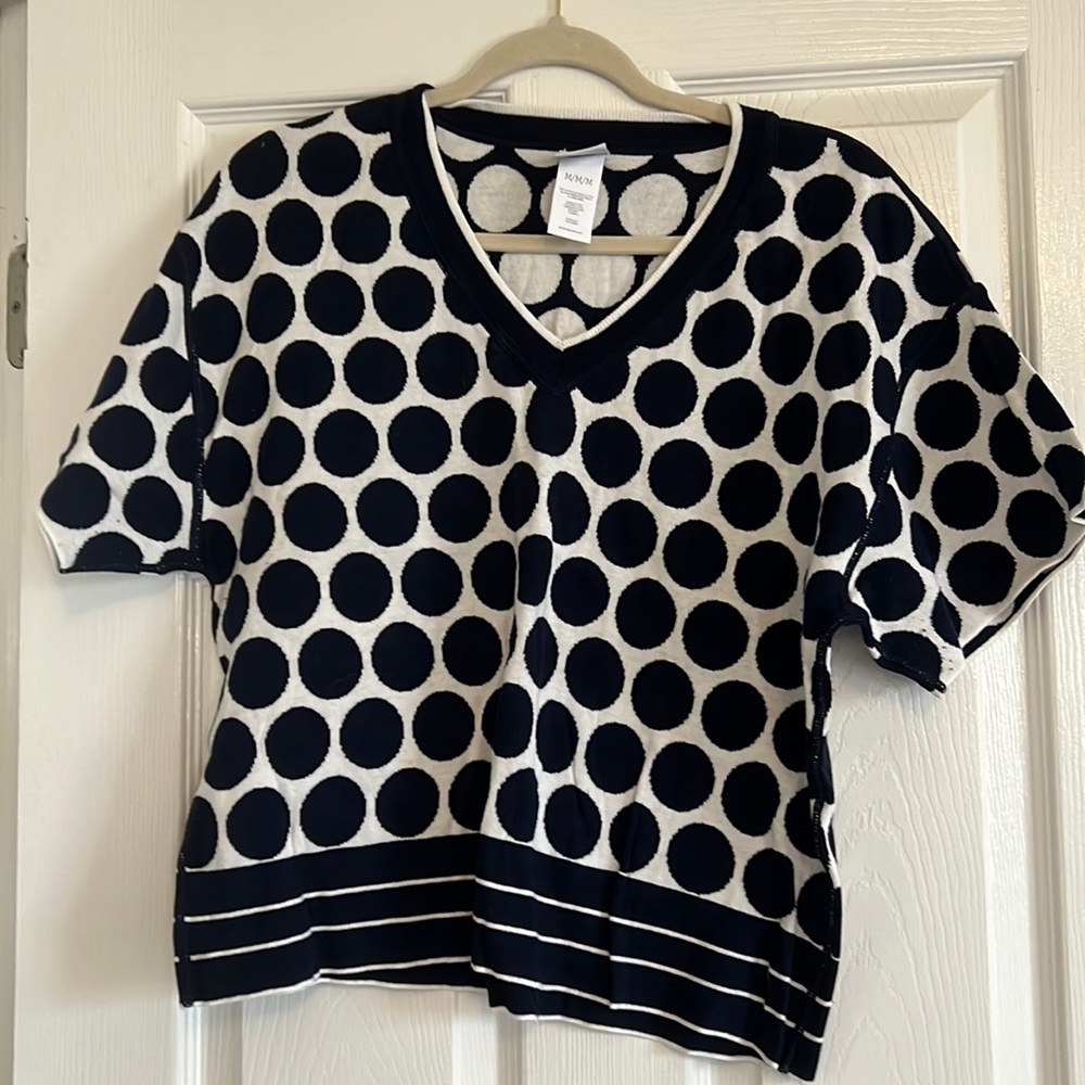 Cabi reversible Volley sweater M